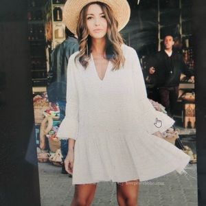 Bohemian romance mini dress